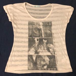 Maurice’s burnout t-shirt